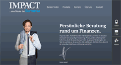Desktop Screenshot of impact-finanz.de